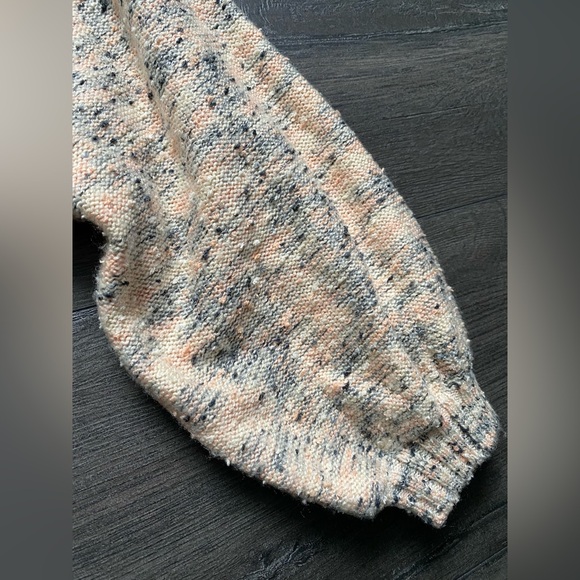 Billabong Womens Oversized Cropped Pullover Sweater Multicolor Space Dye Size M - Picture 6 of 9